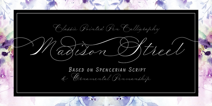 フォント Madison Street